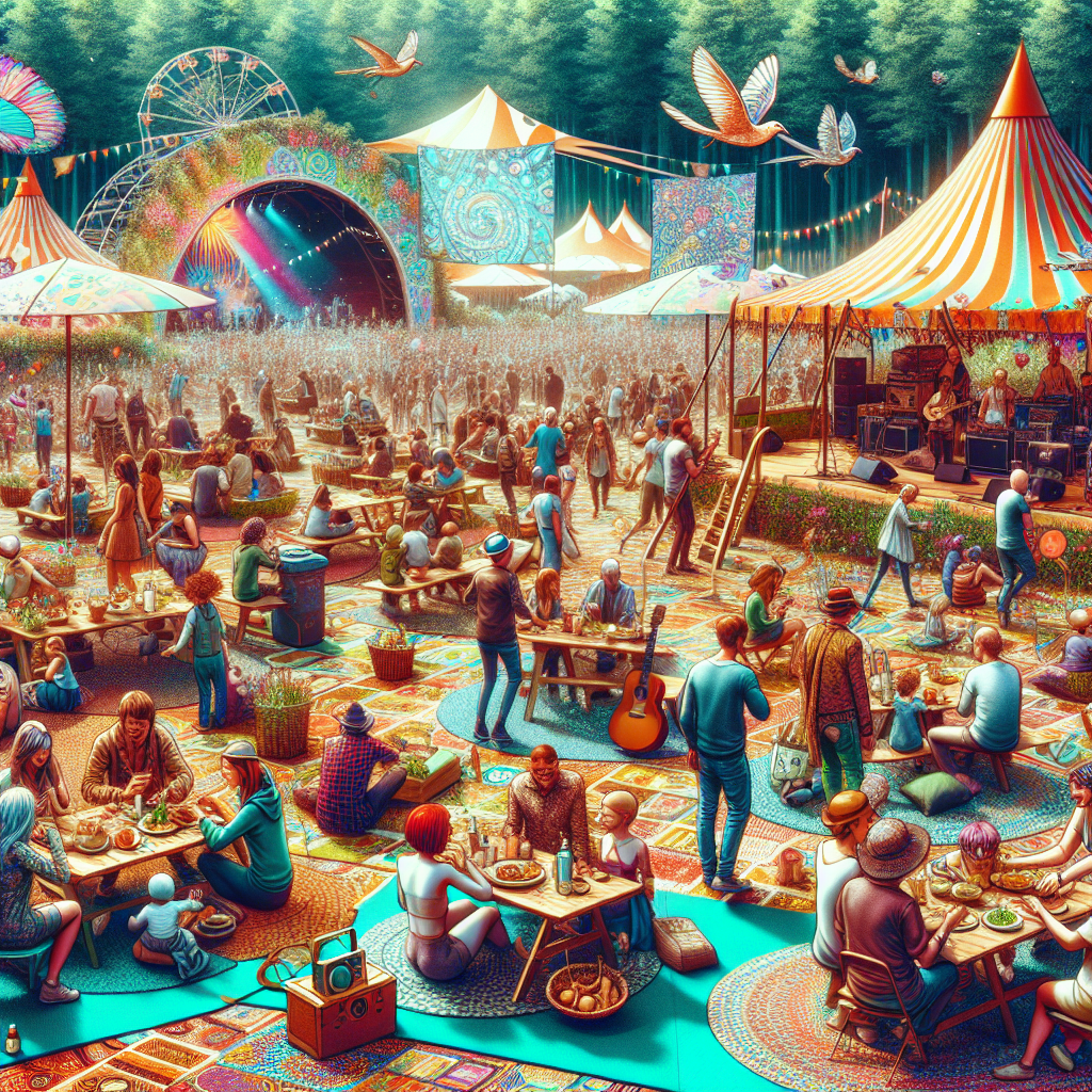 Piknik Ganja Festival Paint By Numbers Kits