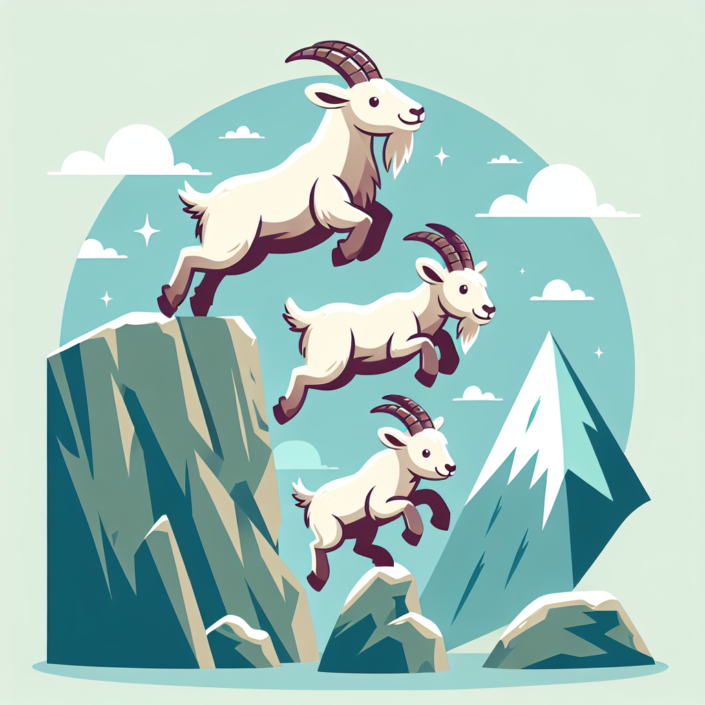 Mountain Goat High Jinks Painting Number Kit