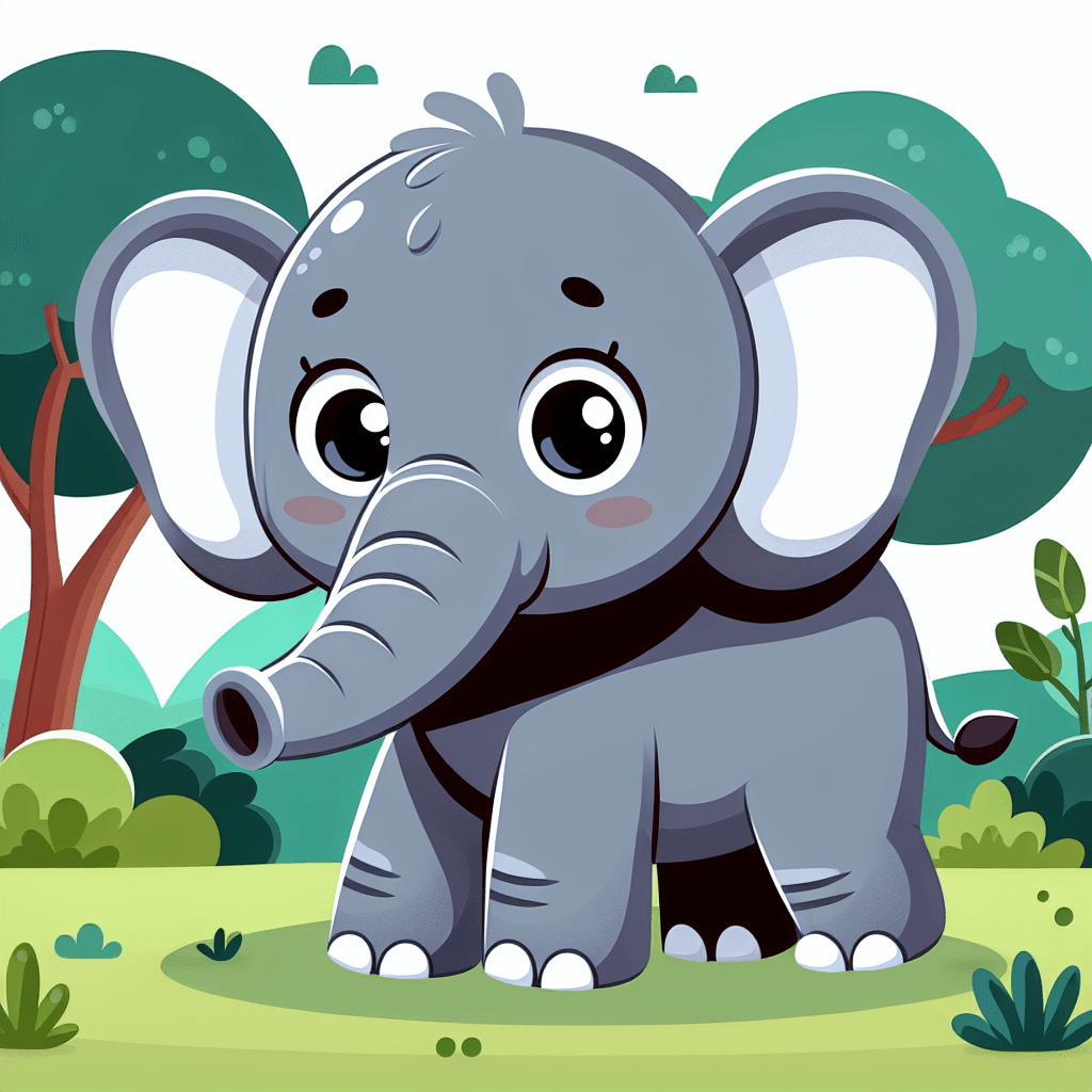 Majestic Jungle Elephant Numbered Painting Kits