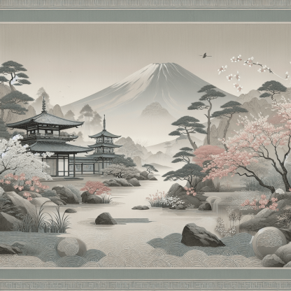 Japan's Tranquil Elegance Painting By Numbers Kit