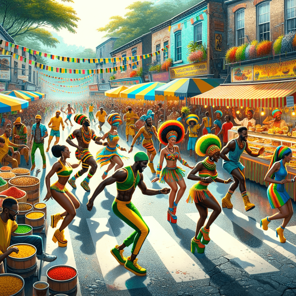 Kingston Festival - Jamaica Paint By Numbers Art