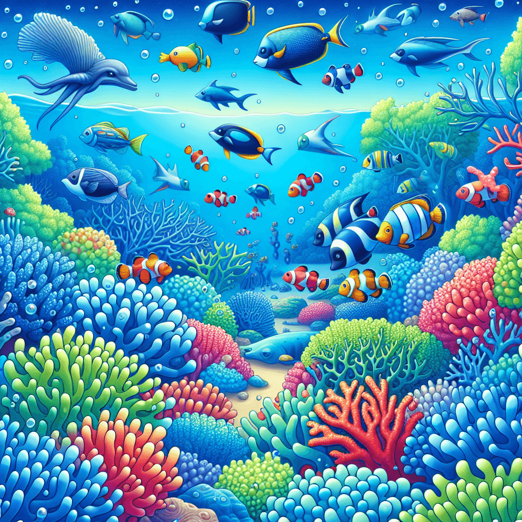Playful Underwater Expedition - DIY Painting By Numbers Kit – Artistry Rack