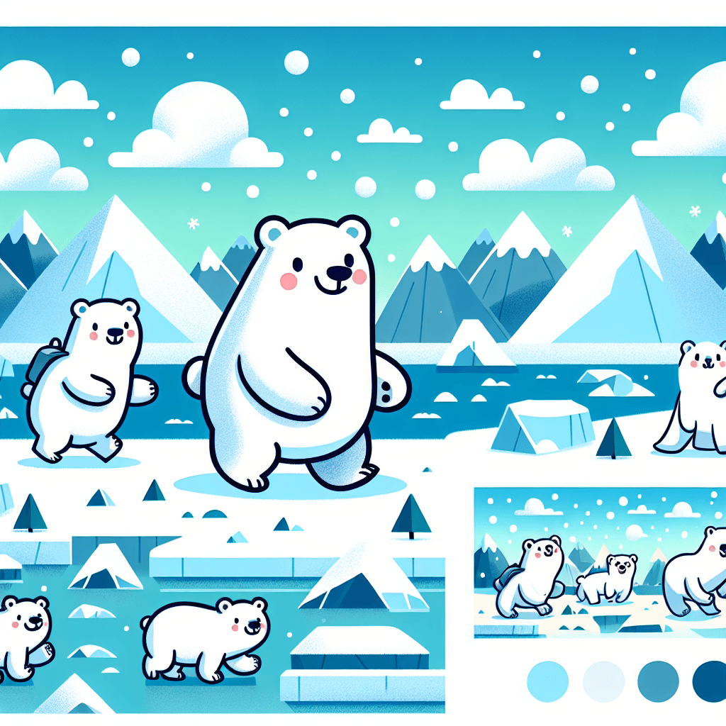 Polar Bear Arctic Adventure Paint By Numbers Kits