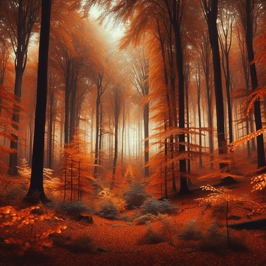 Autumn Forest Mystique Painting Number Kit