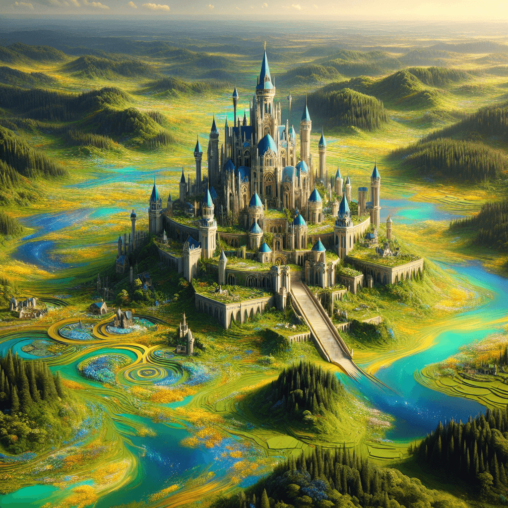 Majestic Castle Dreamscape Paint By Number