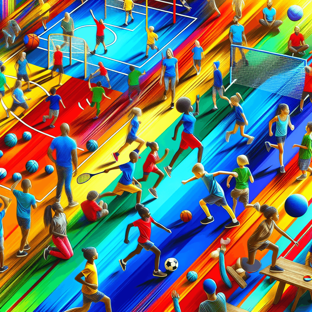 Vibrant Sports Adventure Painting Number Kit