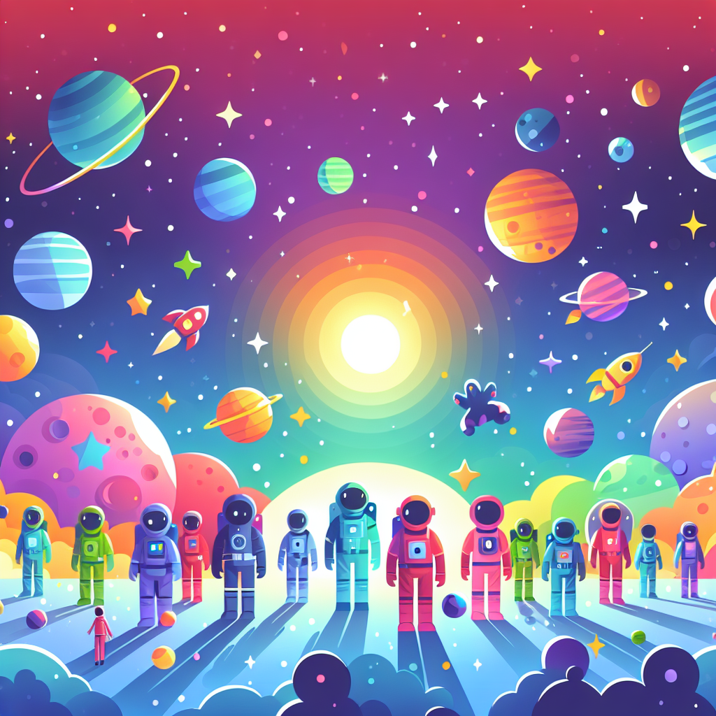 Space Ranger's Adventure Painting Number Kit