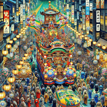 Matsuri Festival - Tokyo Number Painting