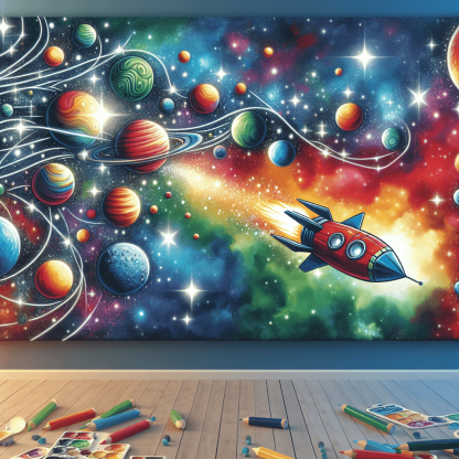 Incredible Space Exploration Numbered Painting Kits