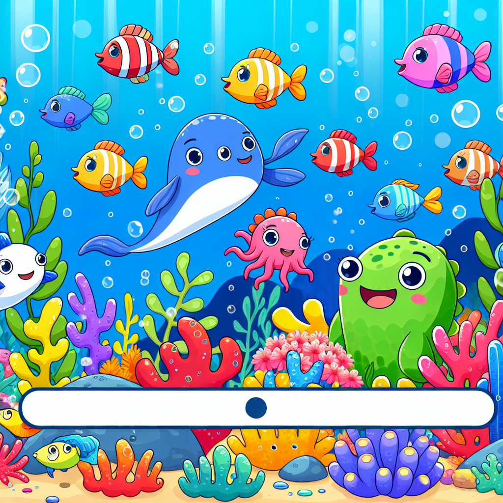 Ocean Adventure With Friendly Sea Creatures Painting By Numbers Kit