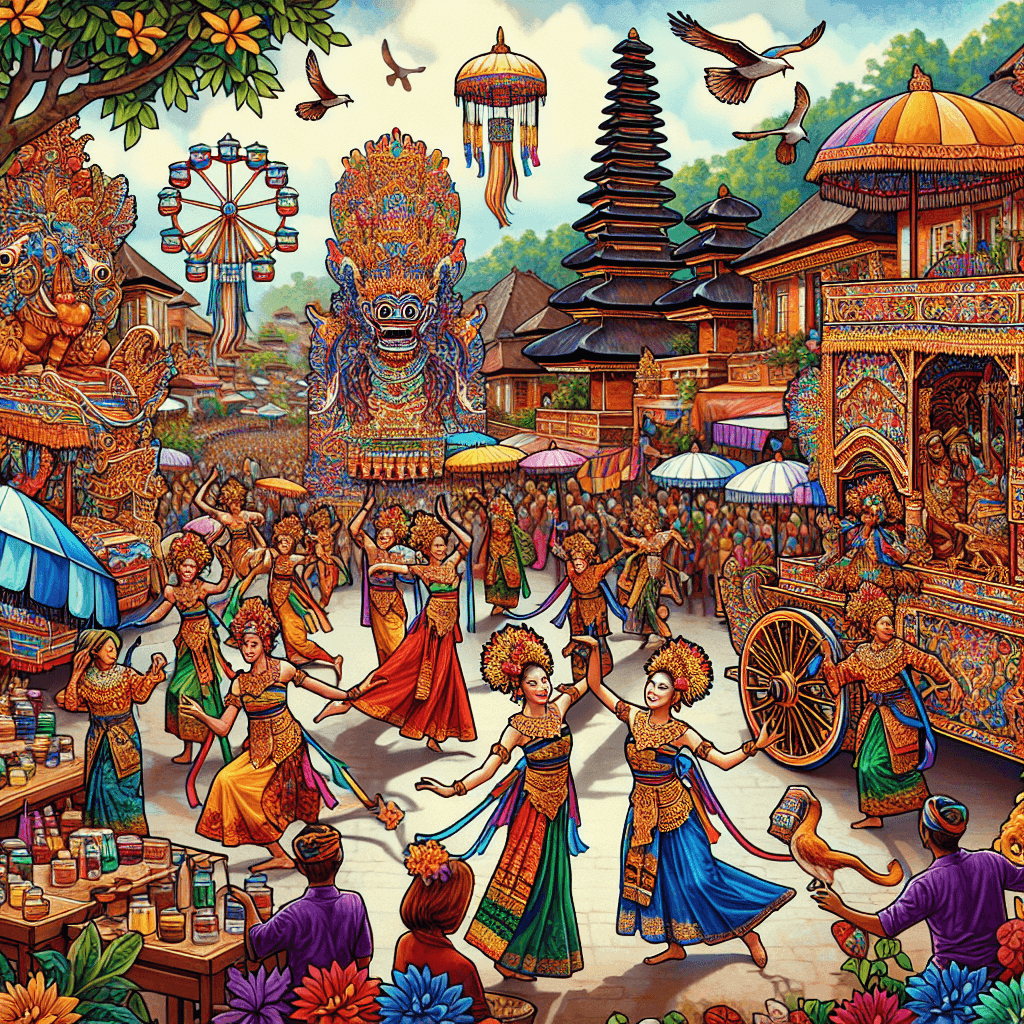 Bali Arts Festival - Denpasar Number Painting