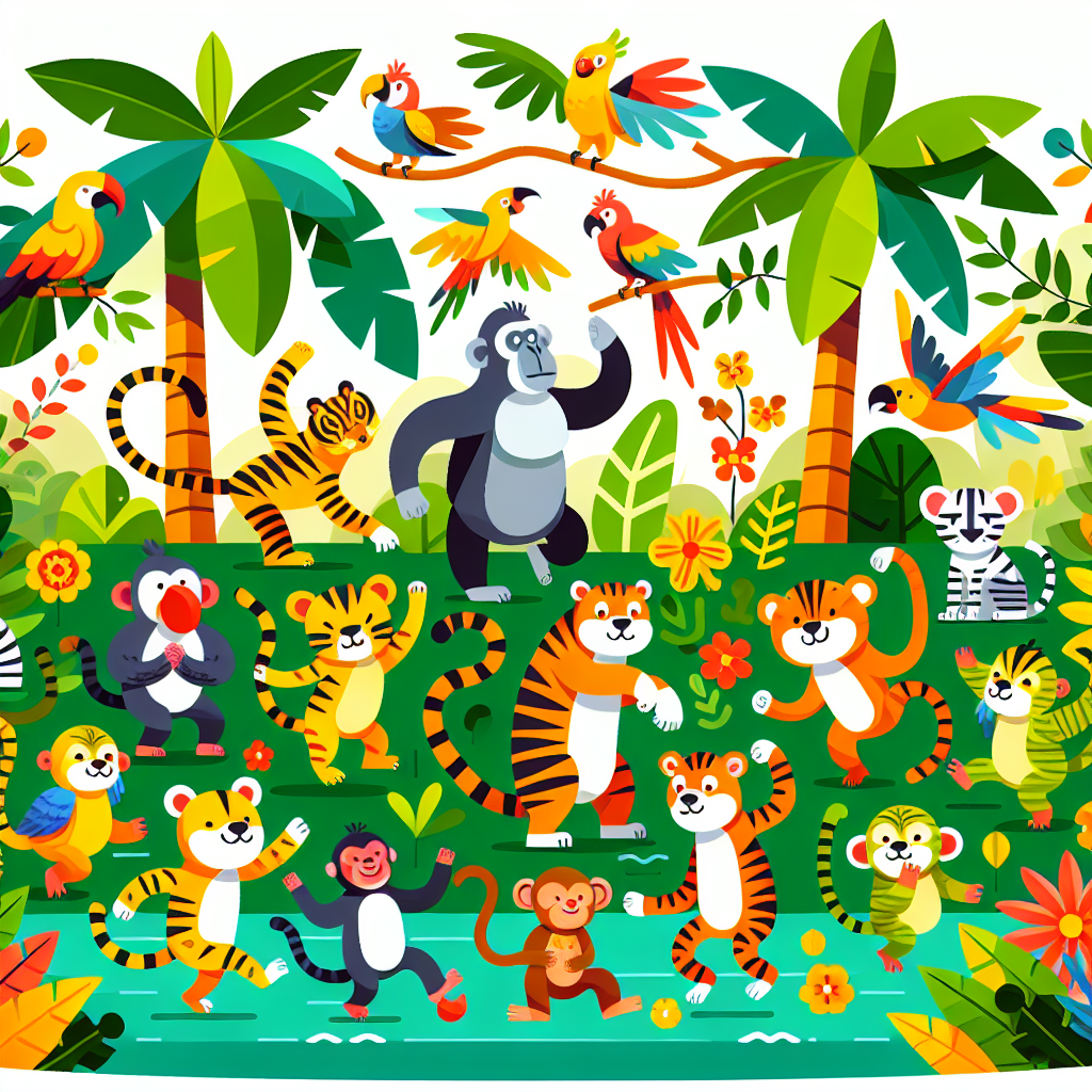 Joyful Jungle Jubilee Paint By Color