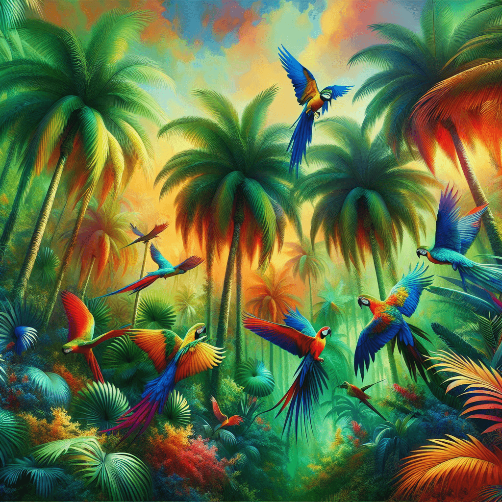Tropical Paradise Reverie Paint By Color
