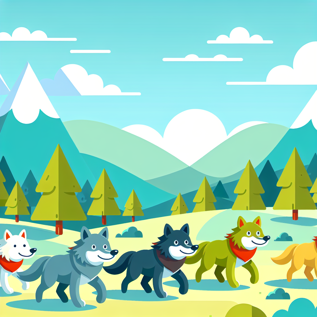 Wolf's Wild Wanderlust Paint By Numbers Art