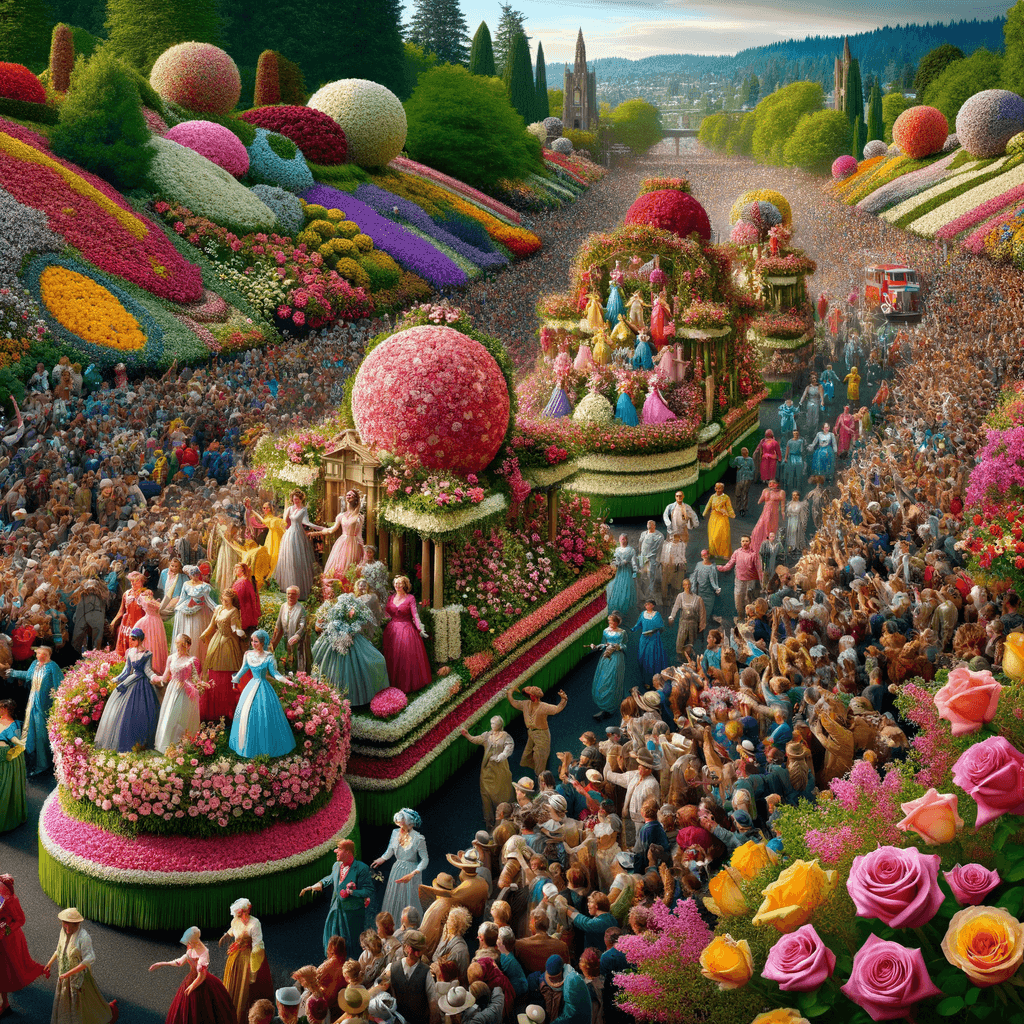 The Rose Festival DIY Paint By Numbers