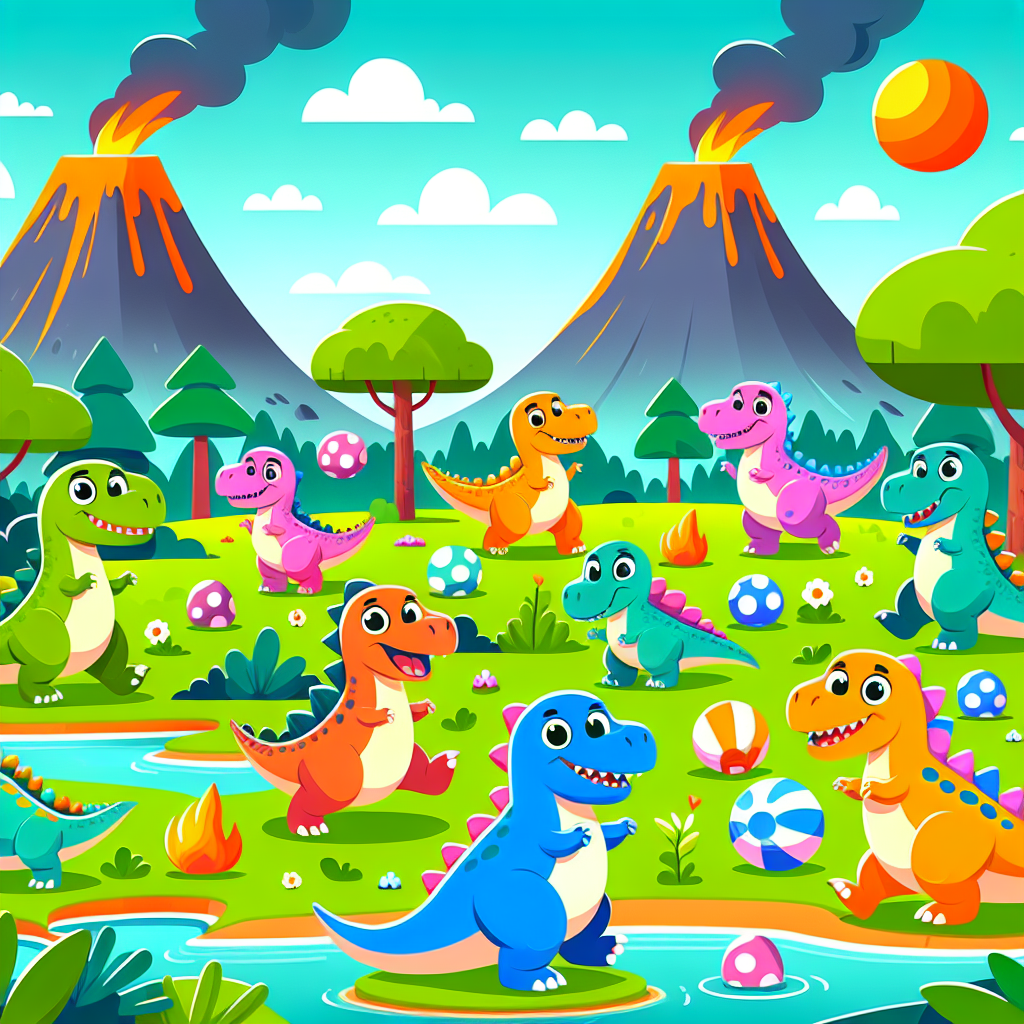 Brave Dinosaurs Paint By Numbers Art