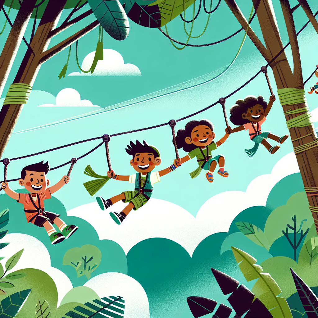 Jungle Canopy Zipline Paint By Numbers Kits