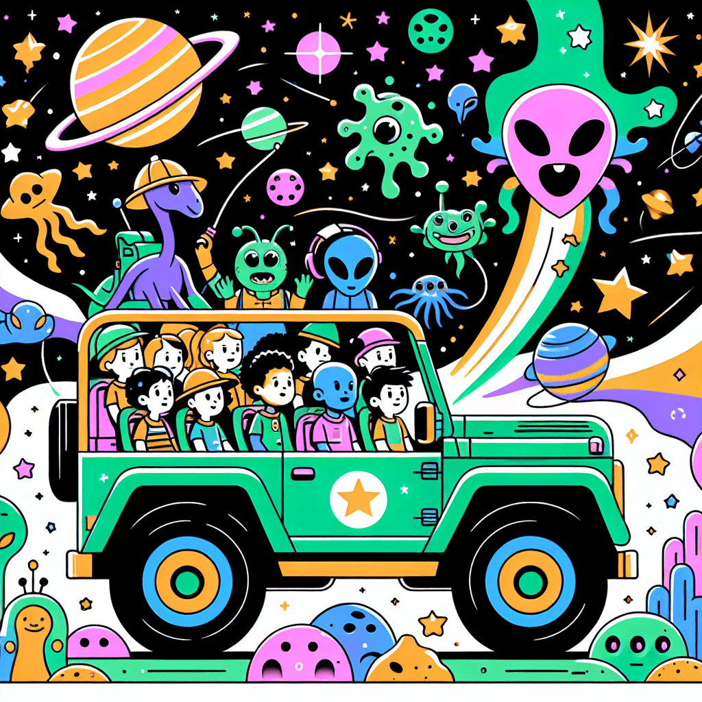 Space Odyssey Safari Paint By Color