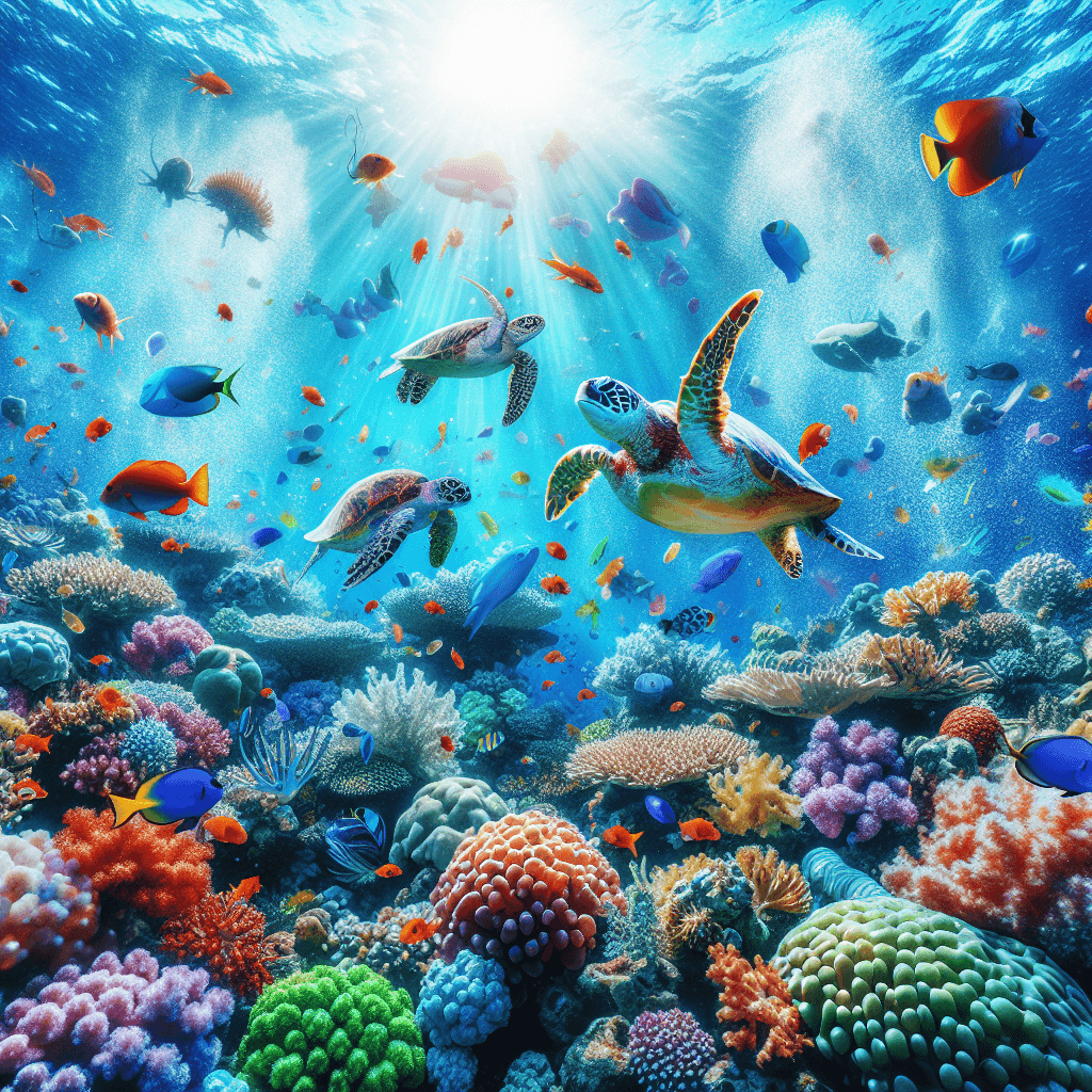 Under The Ocean Magic Paint By Numbers Art