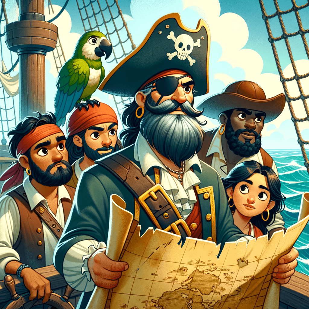 Brave Pirate Voyage Paint By Numbers