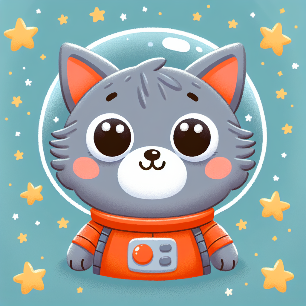 Astronaut Cat Numbered Painting Kits