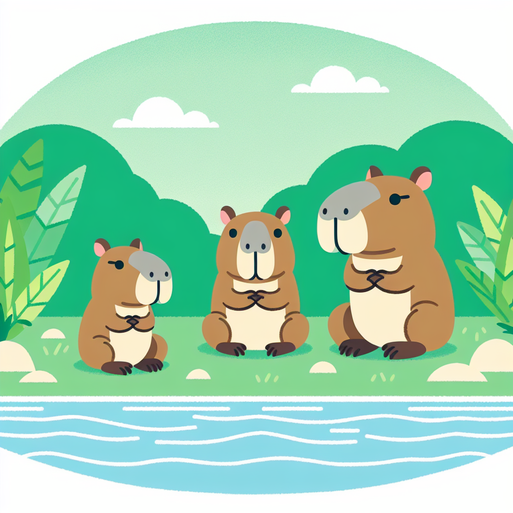 Curious Capybaras Paint By Numbers Kits