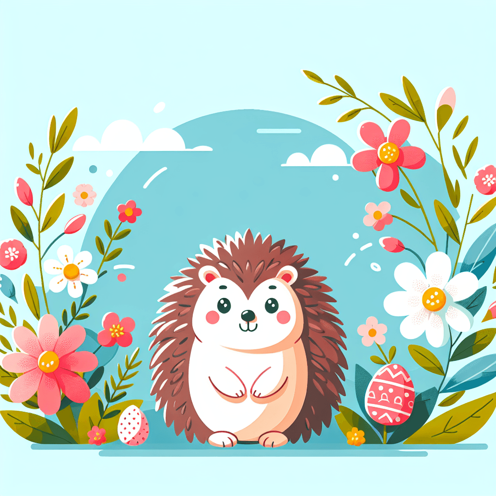 Lovely Hedgehog Paint By Number