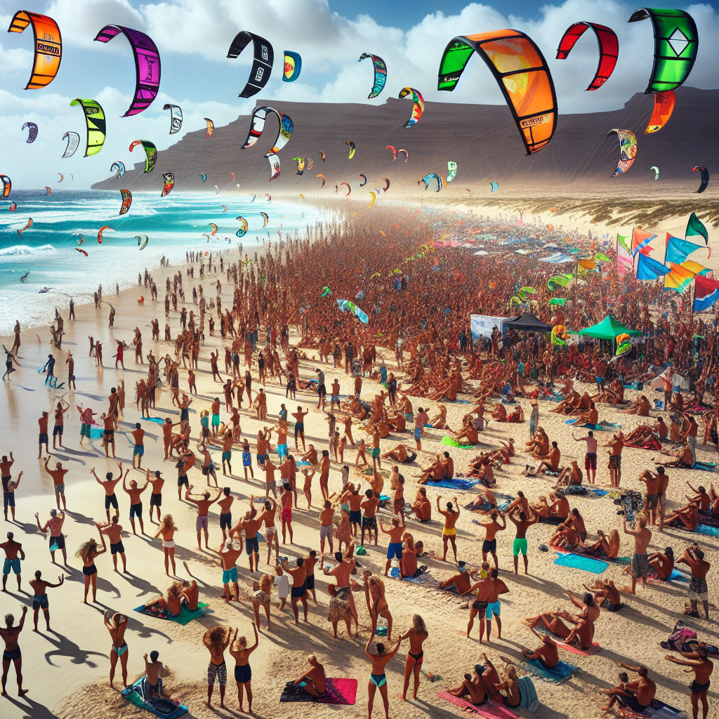 Kitesurfing World Cup - Fuerteventura Number Painting