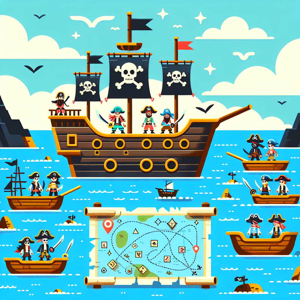 Piratical Sea Voyage Painting Number Kit