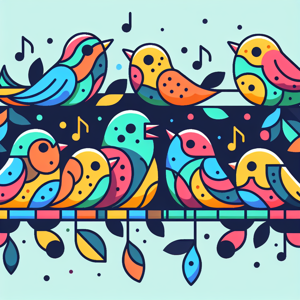 Musical Bird Serenade Painting Number Kit