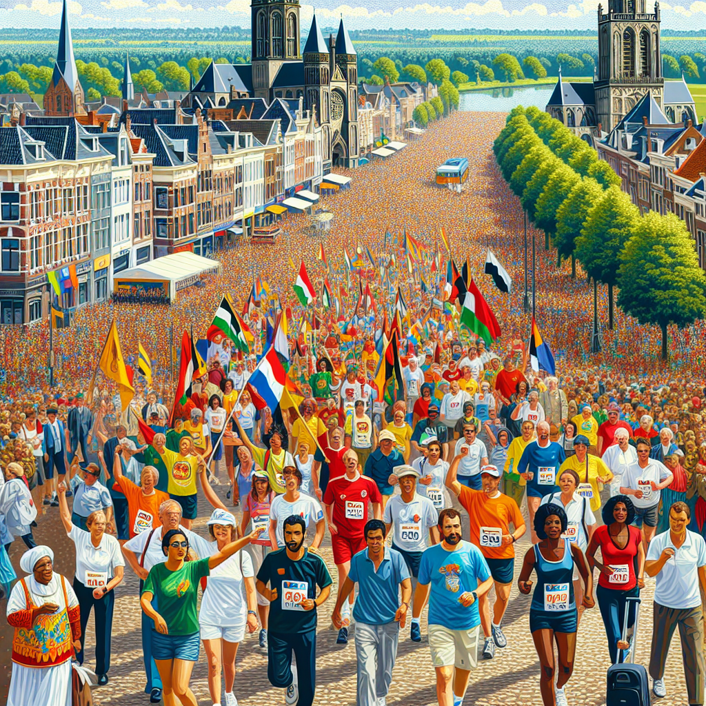 Nijmegen Four Day Marches - Nijmegen, Netherlands Painting Number Kit