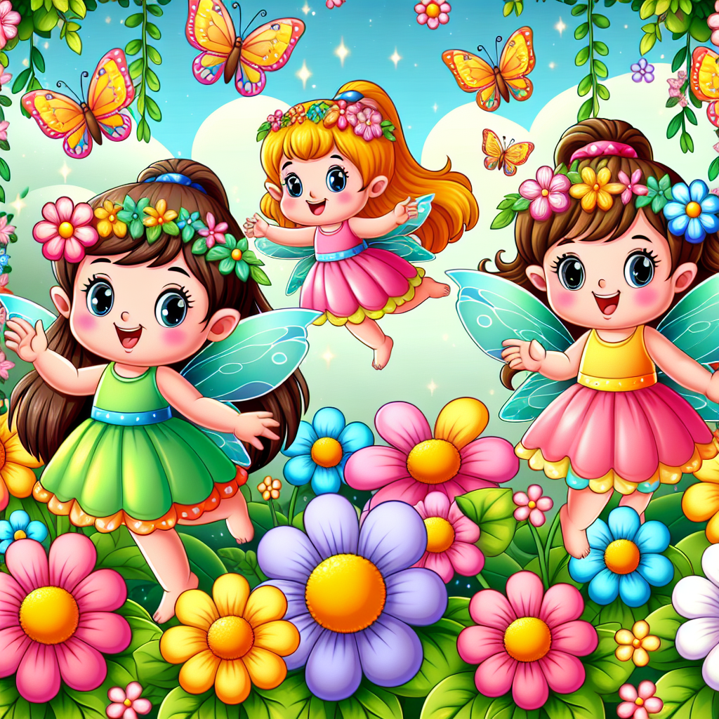 Curious Little Fairies Paint By Numbers Art