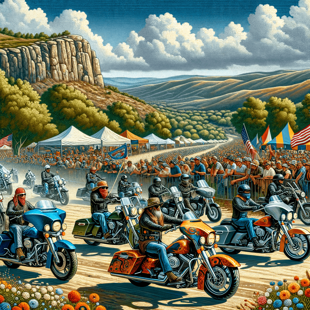 Sturgis Motorcycle Rally - USA Paint By Color