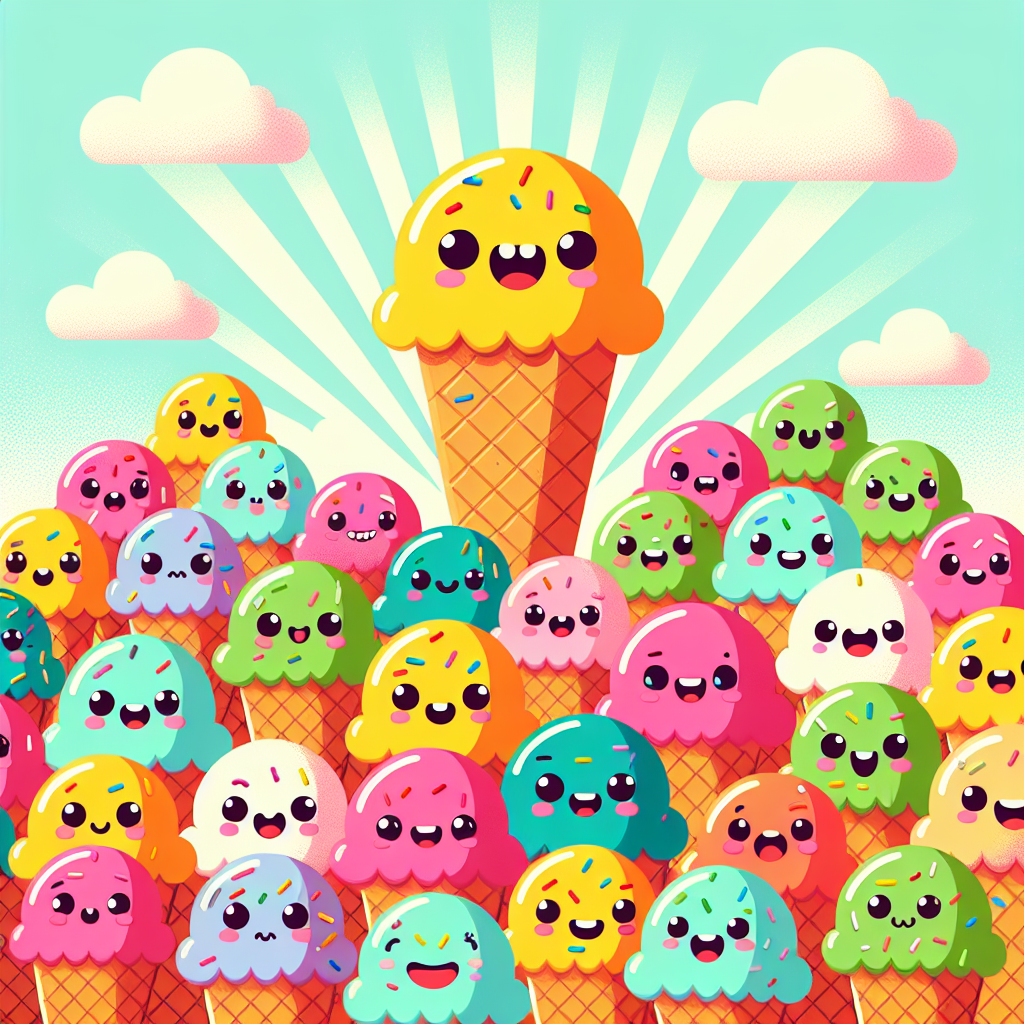 Whimsical Ice Cream Paint By Number
