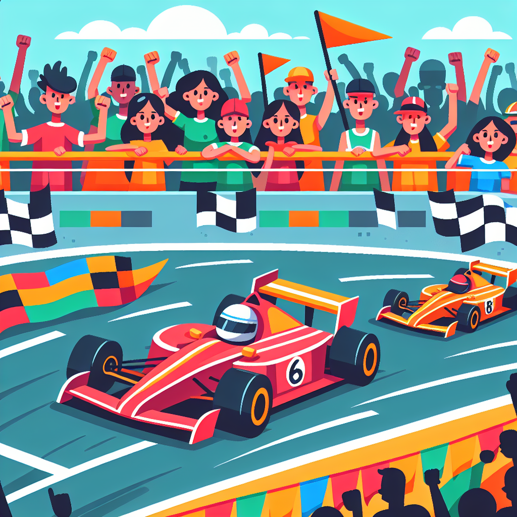 Racing To Victory Painting Number Kit