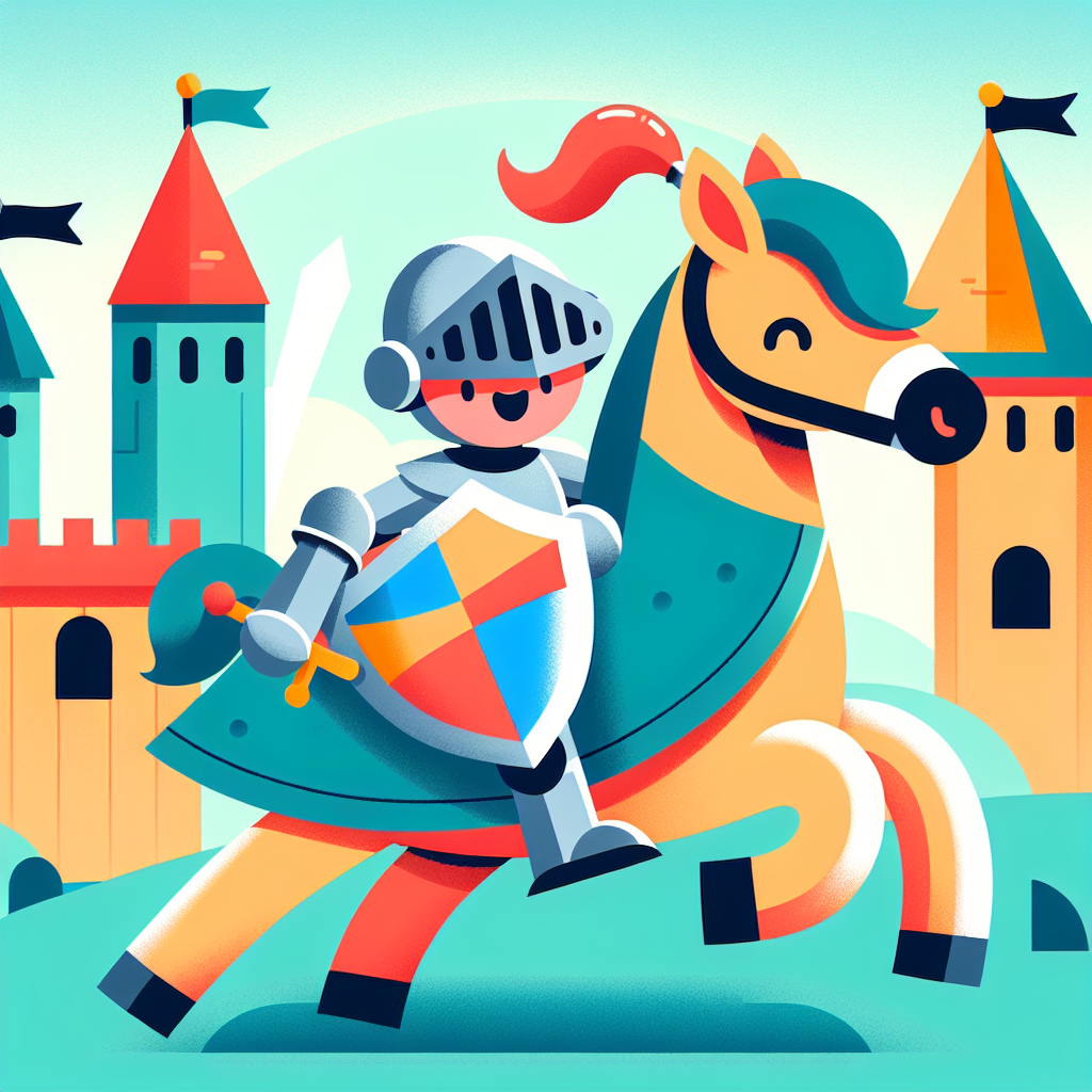 Knight's Heroic Journey Paint By Number