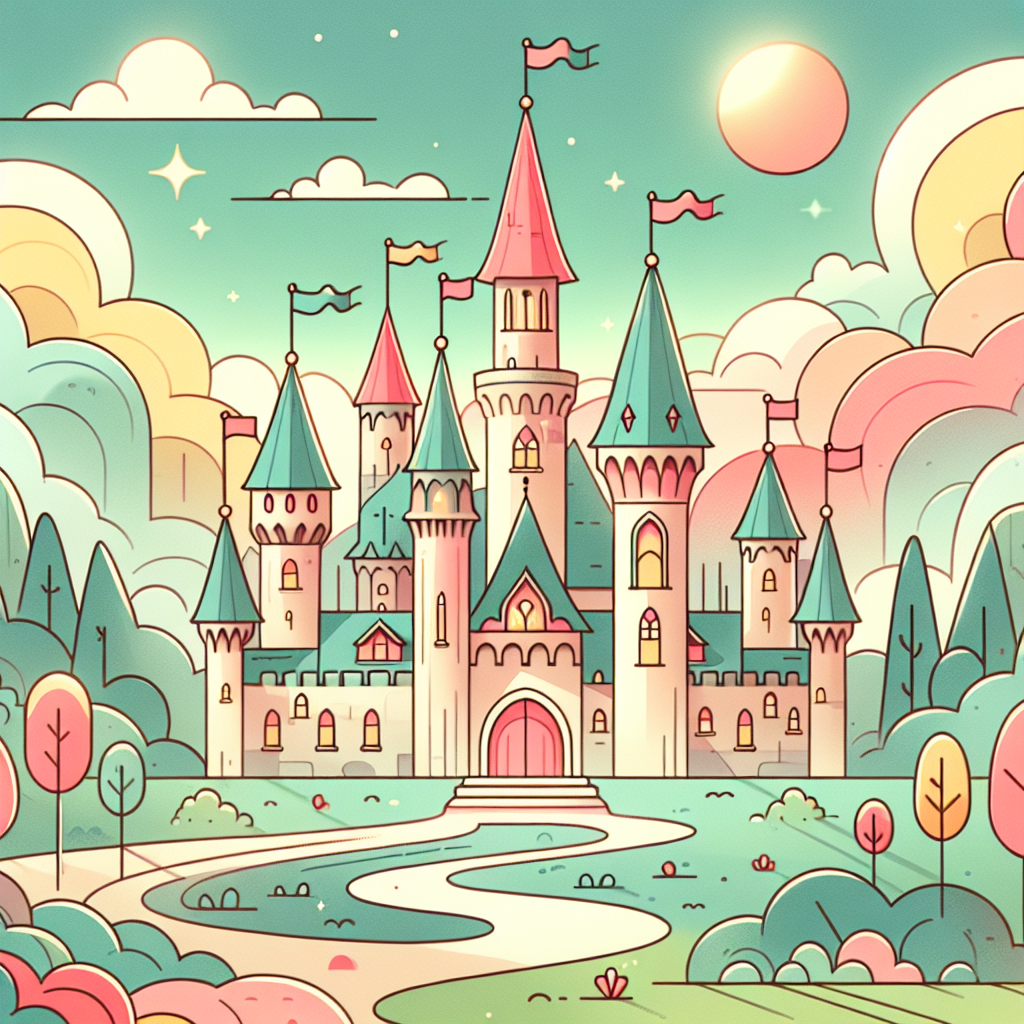 Fairytale Kingdom Castles Paint By Numbers