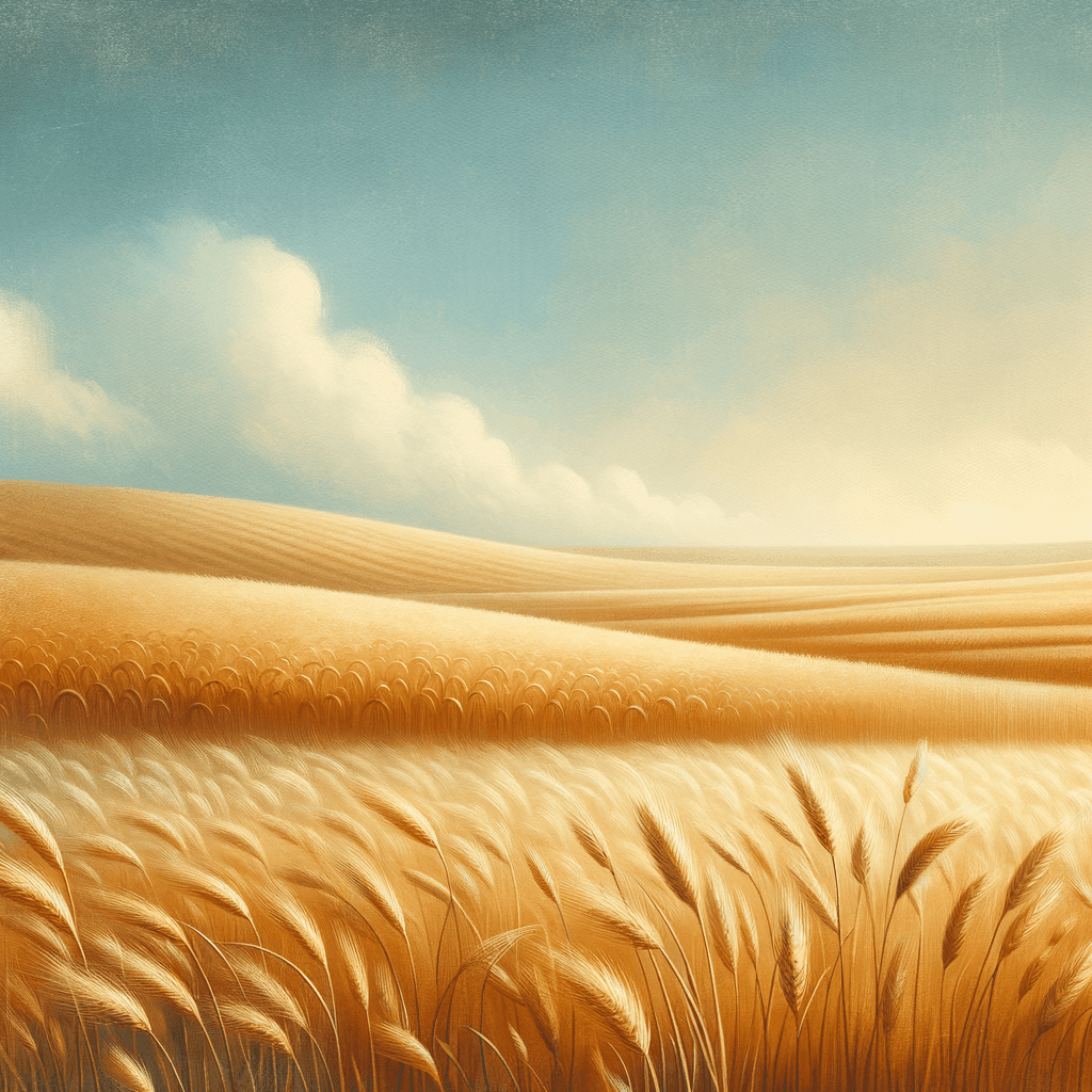Golden Wheat Field Harmony Painting By Numbers Kit