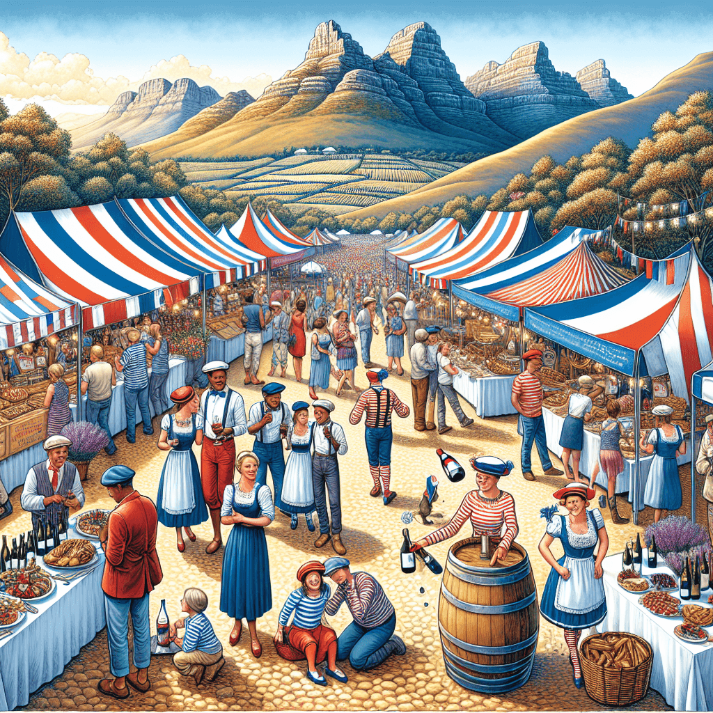Franschhoek Bastille Festival - South Africa Paint By Number