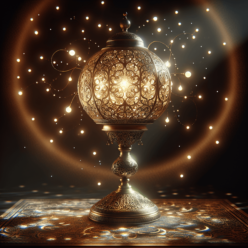 Enchanted Twilight Lamp Numbered Painting Kits