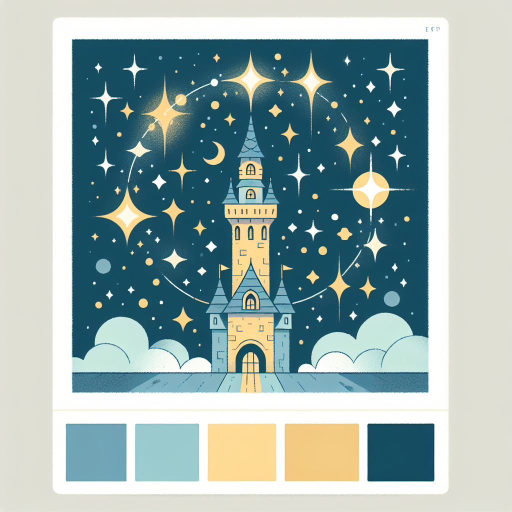 Twinkling Twinkle Tower Painting Number Kit