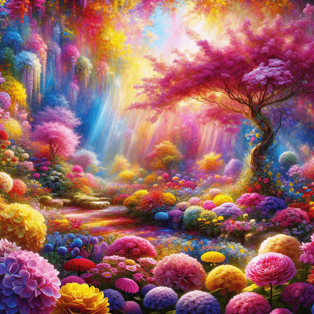 Radiant Bloom Paint By Color