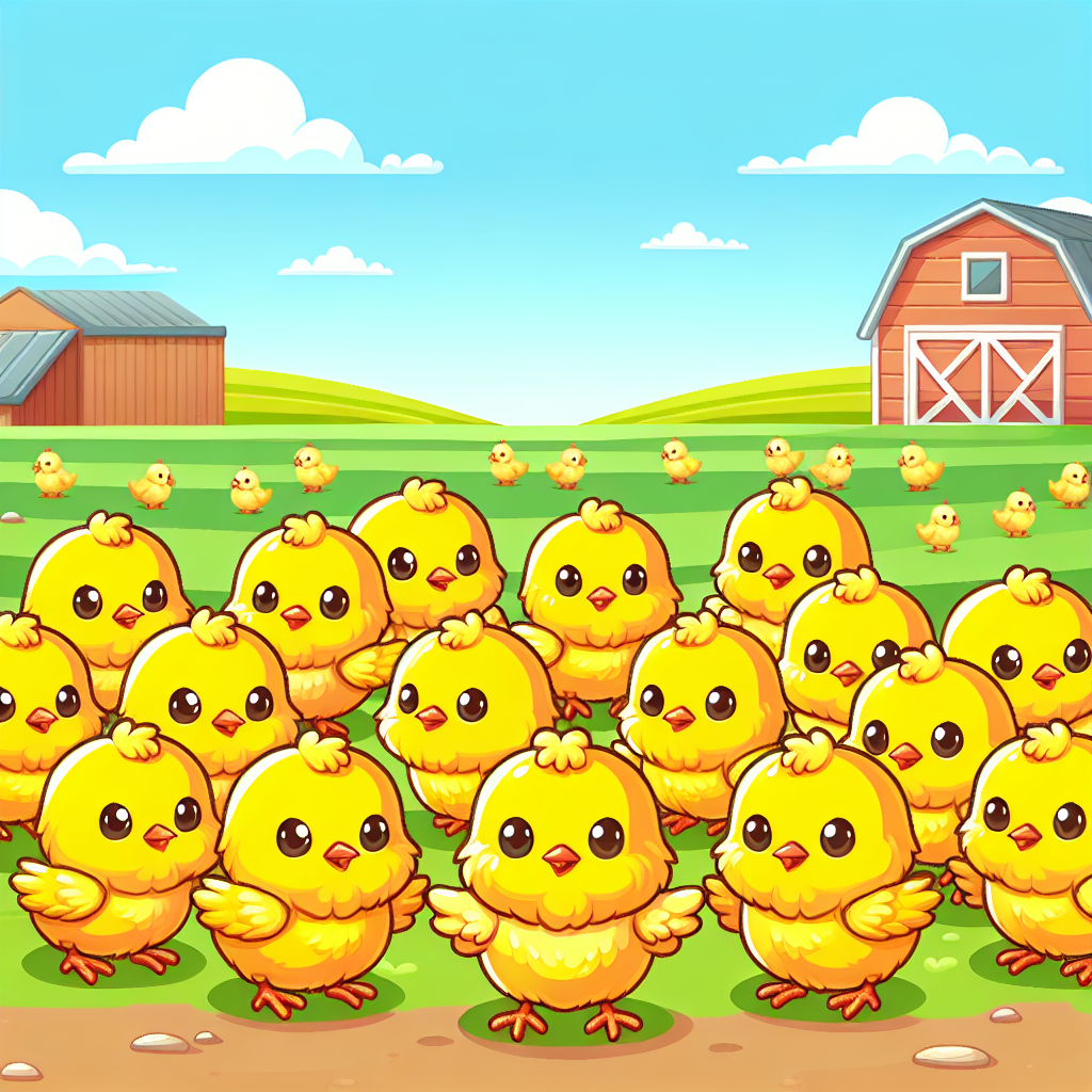 Charming Countryside Chicks Paint By Number