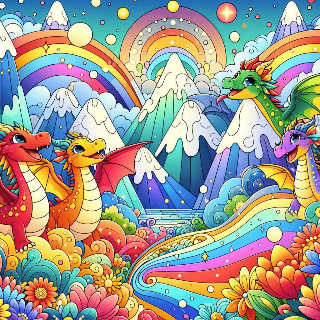 Magical Adventures With Dragons Numbered Painting Kits
