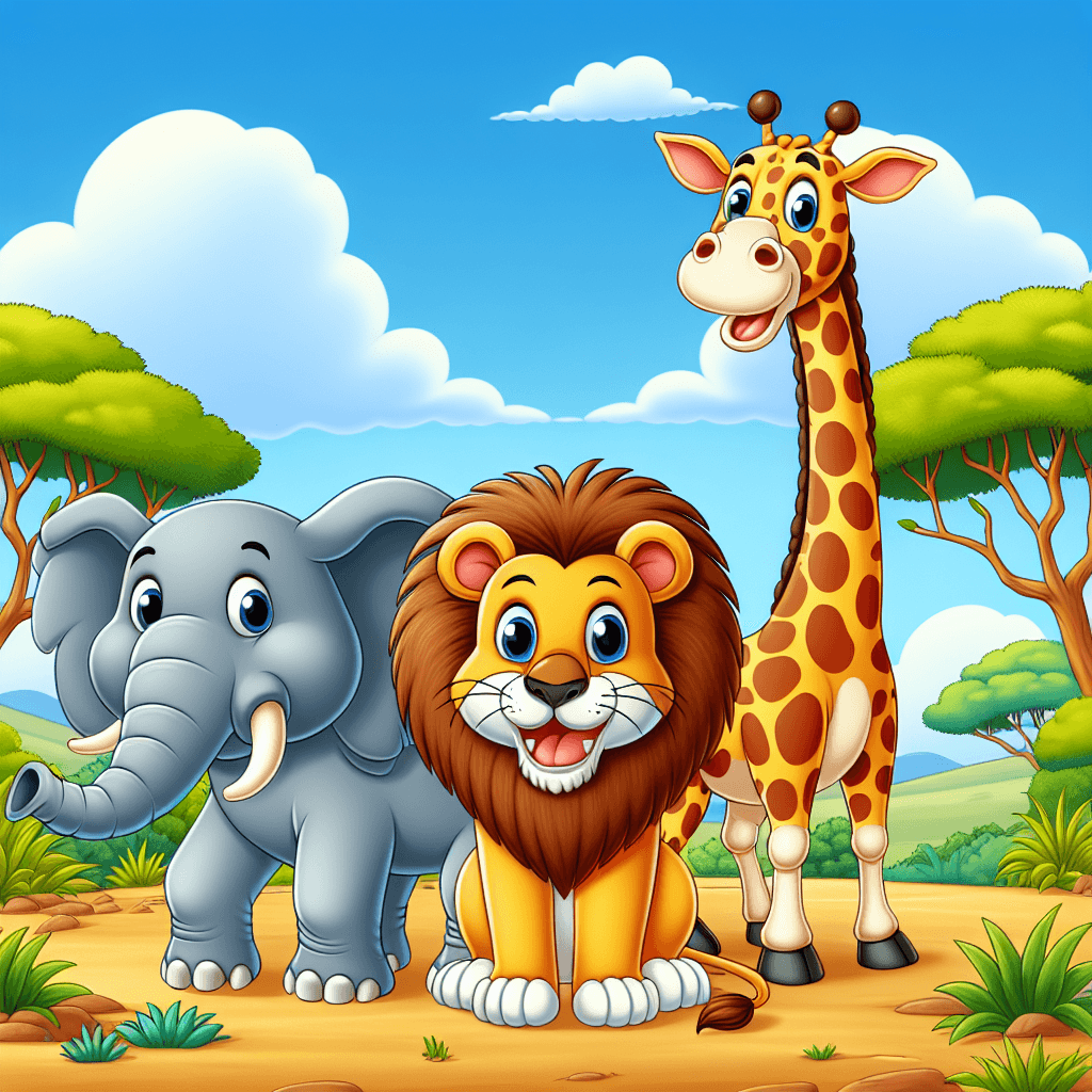 Safari Fun Painting Number Kit