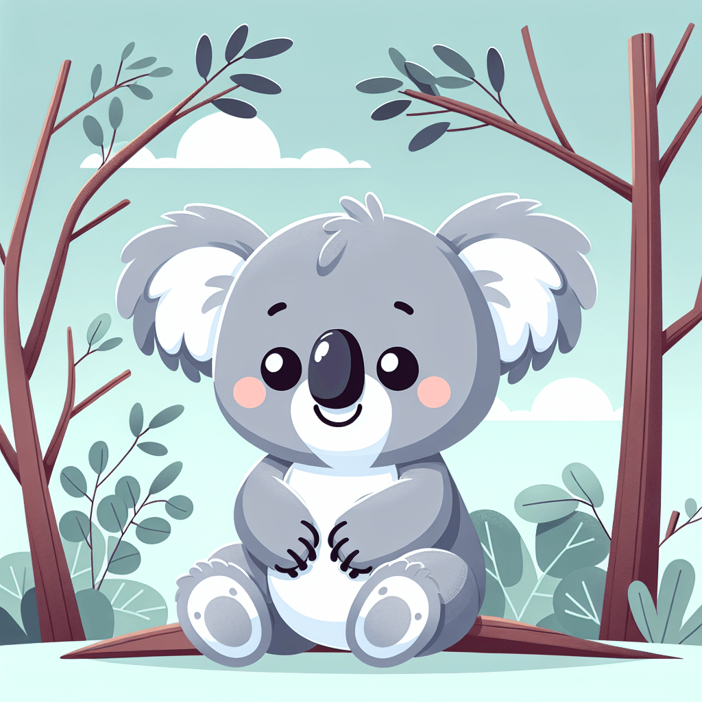 Playful Koala Paint By Numbers