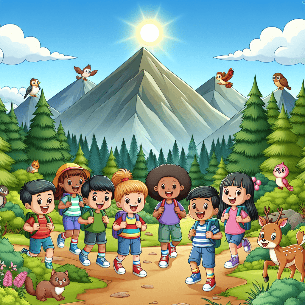 Joyful Mountain Hike Paint By Numbers Kits
