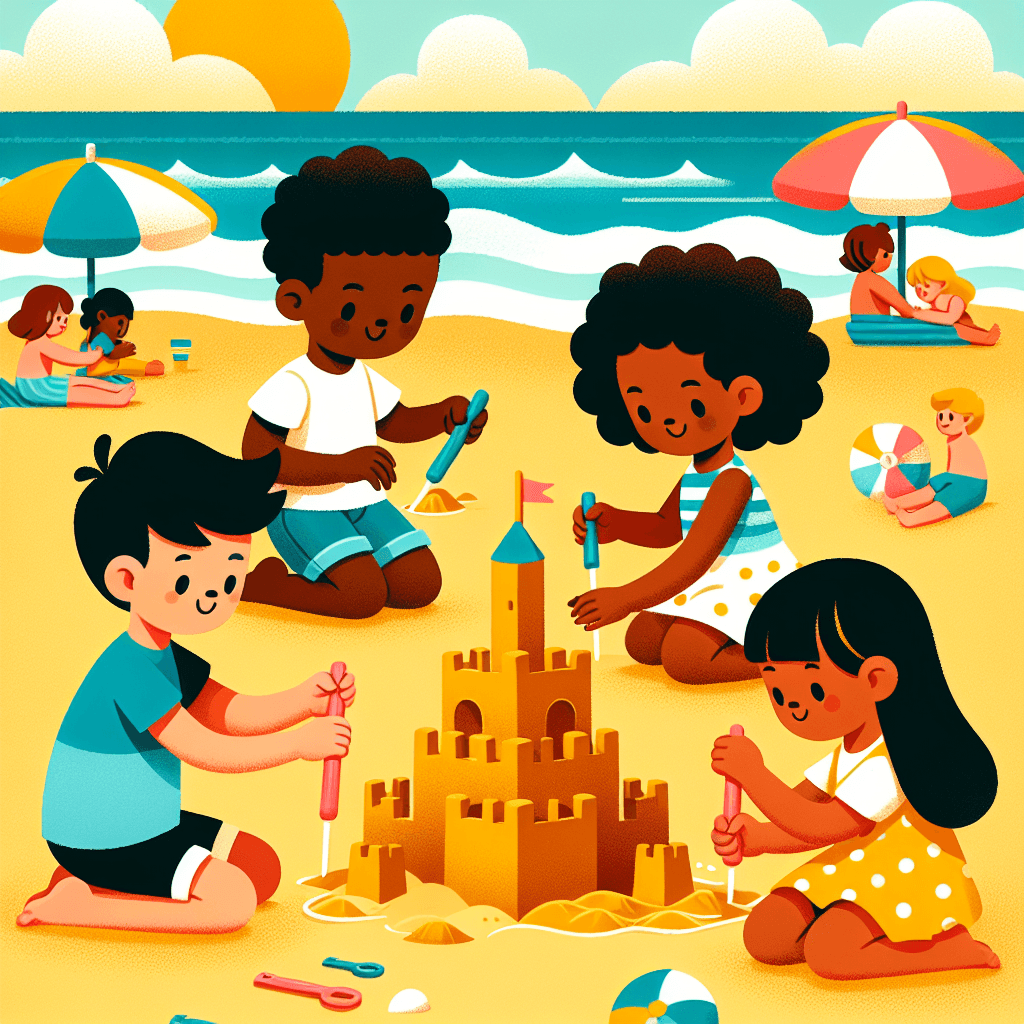 Seaside Castle Building Painting By Numbers Kit