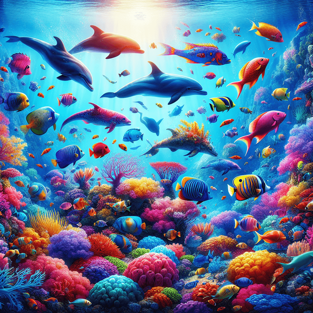 Magical Underwater Wonderland Painting Number Kit