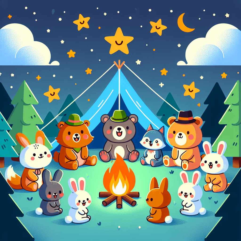 Happy Camping Adventures Paint By Color